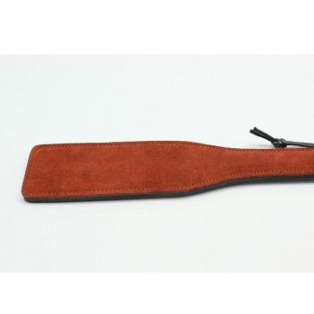 House Of Dasein Luxury Brown Leather Spanking Paddle Suede Spanker Bdsm Impact Play Fetish - Brown