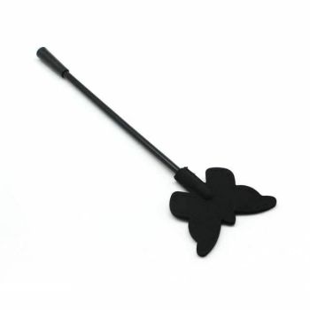 House Of Dasein Butterfly Silicone Crop Spanking Paddle Sex Whip Bdsm Impact Play Fetish - Black