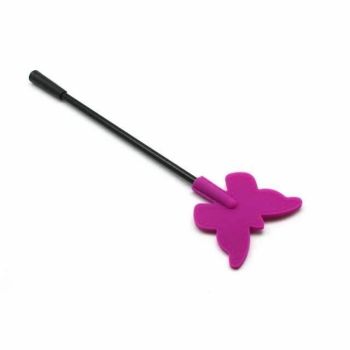 House Of Dasein Butterfly Silicone Crop Spanking Paddle Sex Whip Bdsm Impact Play Fetish - Pink