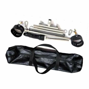 House Of Dasein Stainless Steel Leg Spreader Bar Black Dildo Bondage Device Bdsm Restraints - Black - Metal Cuffs - Men