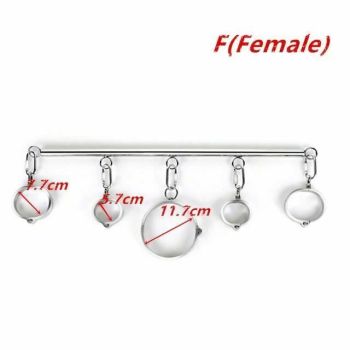 House Of Dasein Metal Spreader Bar Cuffs Collar Bondage Restraint Kits Slave Shackles Set Bdsm - Skin - F Female