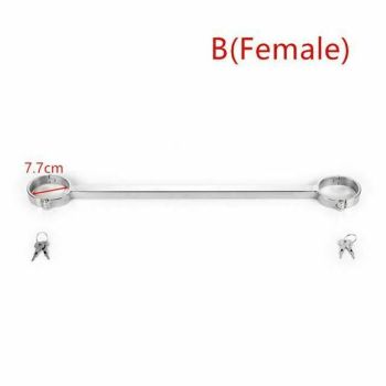 House Of Dasein Metal Spreader Bar Cuffs Collar Bondage Restraint Kits Slave Shackles Set Bdsm - Skin - B Female
