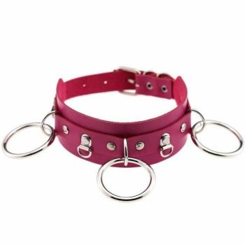 House Of Dasein Ring Collar Sexy Choker Harajuku All Colours Gothic - Rose