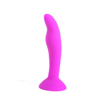 House Of Dasein Colourful Silicone Butt Plug Beads Suction Cup Anal Trainer Beginners - Purple - Style A
