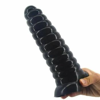 House Of Dasein Huge Anal Dildo Long Suction Cup Butt Plug Dong - Black