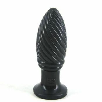 House Of Dasein Thread Huge Anal Dildo Silicone Butt Plug Dong Suction Cup - Black