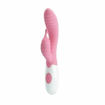 House Of Dasein Pretty Love Silicone Rabbit Vibrator Double Clitoris G Spot Stimulation Women - Pink