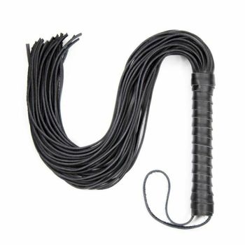 House Of Dasein Genuine Leather Spanking Flogger Bdsm Sex Toy Impact Fetish - Black