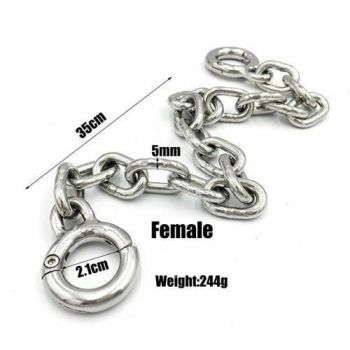 House Of Dasein Stainless Steel Toe Cuffs Chains Metal Shackles Foot Bondage Sex Slave Bdsm Toy - Female