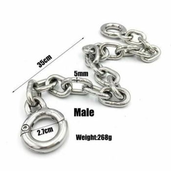 House Of Dasein Stainless Steel Toe Cuffs Chains Metal Shackles Foot Bondage Sex Slave Bdsm Toy - Male
