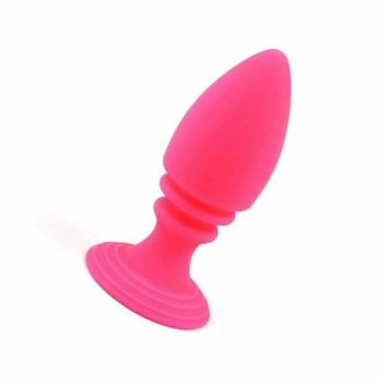 House Of Dasein Trainer Silicone Butt Black Purple Pink Anal Plug - Pink