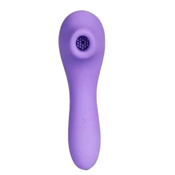 House Of Dasein Clitoral Suction 12 Speed Double Sucking Vibrator Bdsm - Purple