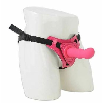 House Of Dasein Pink Dildo Belt Lesbian Couples G Spot Dong Strapon Harness - Pink