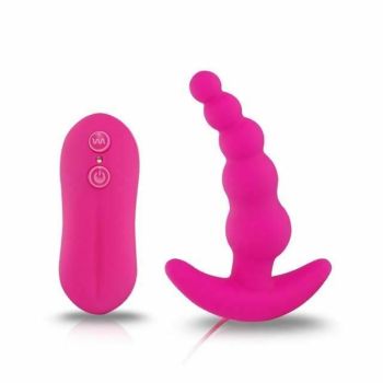 House Of Dasein Anal Beads Vibrator 10 Speeds Remote Prostate Massager Butt Plug - Pink