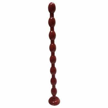 House Of Dasein 19.69 Inch Super Long Beads Anal Masturbator With Suction Cup - Red