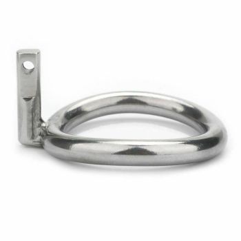 House Of Dasein Stainless Steel Solid Cage Chastity Device Padlock Cock Ring Bdsm Fetish - 45Mm