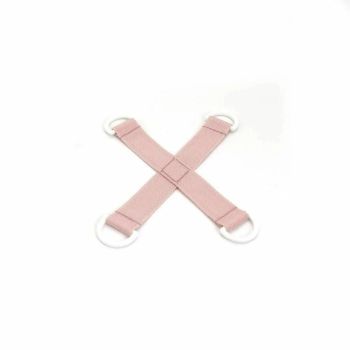 House Of Dasein Pink 10Pcs Bdsm Set Collar Nipple Clamps Flogger Cuffs Paddle Rope Blindfold Kit - Pink