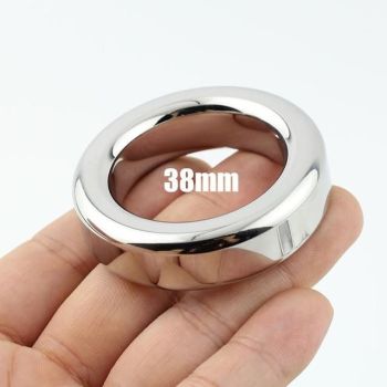 House Of Dasein Metal Penis Stainless Steel Cock Ring For Men - 38Mm