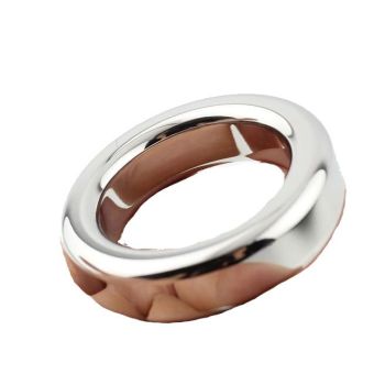 House Of Dasein Metal Penis Stainless Steel Cock Ring For Men - 44Mm