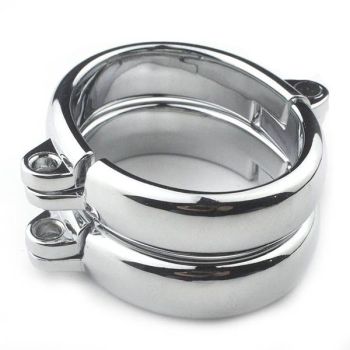 House Of Dasein Locking Metal Handcuffs Lockable Wrist Cuffs Bdsm Slave Play - Male Handcuff