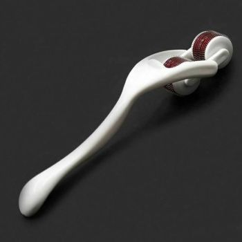 House Of Dasein Bdsm Pinwheel Double Rotating Metal Prick Spike Roller Wartenberg Wheel - White