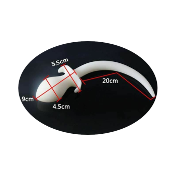 House Of Dasein White Silicone Puppy Luminous Anal Dog Tail Butt Plug - White - 4.5Cm Diameter