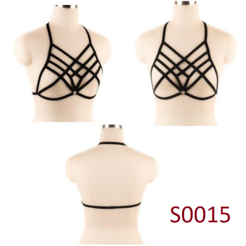 House Of Dasein Pentagram Sexy Body Harness Bondage Cage Bra Bdsm Lingerie - S0015