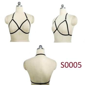 House Of Dasein Pentagram Sexy Body Harness Bondage Cage Bra Bdsm Lingerie - S0005