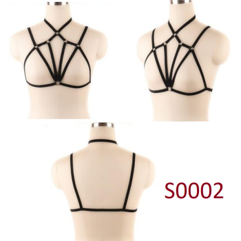 House Of Dasein Pentagram Sexy Body Harness Bondage Cage Bra Bdsm Lingerie - S0002