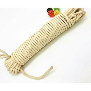 House Of Dasein Braided Waxed Cotton 4 / 5 6 8Mm Strong Shibari Bondage Rope Bdsm - 4Mm