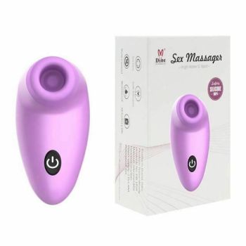 House Of Dasein Mini Clitoral Sucking Vibrator 7 Intensities Waterproof Rechargeable - Purple