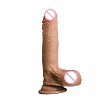 House Of Dasein Realistic Cock Balls Dildo Suction Cup Silicone Soft Dong - Small