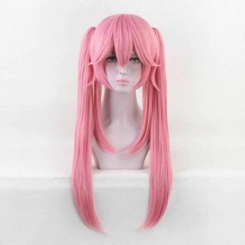 House Of Dasein Fate / Grand Order Cosplay Wig Tamamo No Mae Anime Pink Hair Costume - Pink - Two Ponytails Straight