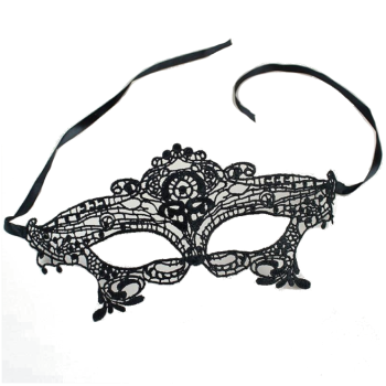 House Of Dasein Black Lace Sexy Erotic Eye Mask Cosplay Bondage Kink Bdsm Fetish Restraints - Black - 1Pcs
