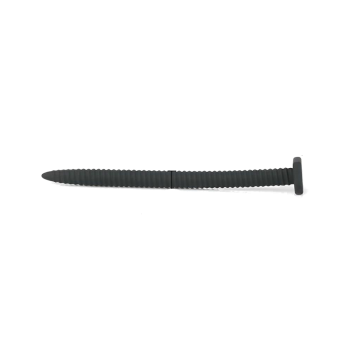 House Of Dasein Black Penis Plug Screw Nail Urethral Silicone Sound Men - Black - M - Screw
