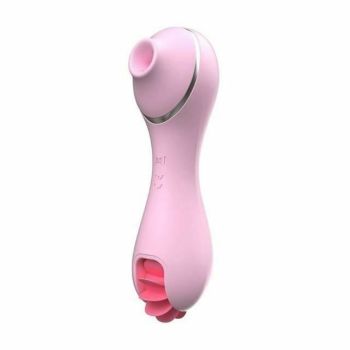 House Of Dasein Sex Licking Tongue Vibrator Nipple Sucking Clitoral Suction Stimulator - Pink - No Box