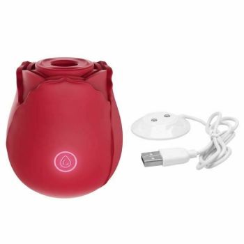 House Of Dasein Nipple Sucking Clit Tongue Licking Oral Sex Simulator Breast Massager - Red