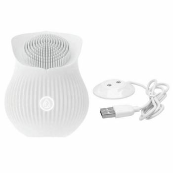 House Of Dasein Nipple Sucking Clit Tongue Licking Oral Sex Simulator Breast Massager - White