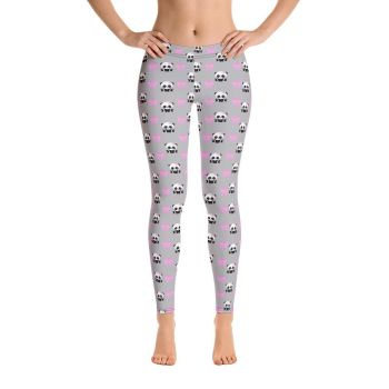 House Of Dasein Panda Pink Bow Leggings Ddlg Submissive Clothing - Pink - L