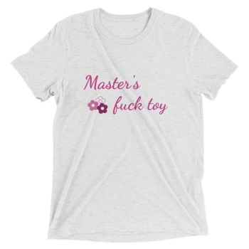 House Of Dasein Submissive Bdsm Fucktoy Shirt Women Durable Comfortable Clothing - White Fleck - L