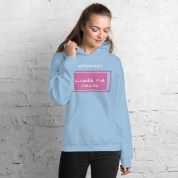 House Of Dasein Aftercare Hoodie Sweater Submissive Ddlg Bdsm Soft Cotton Polyester - Light Blue - 4Xl