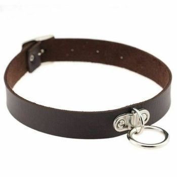 House Of Dasein Collar 13 Colours Choker Necklace Bondage Kink Bdsm Fetish Restraints - Coffee