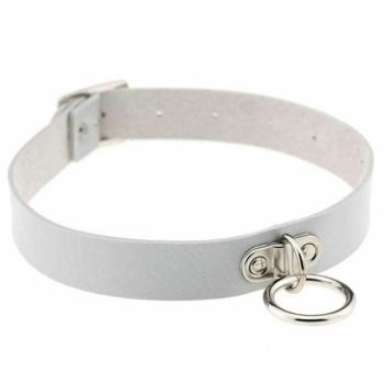 House Of Dasein Collar 13 Colours Choker Necklace Bondage Kink Bdsm Fetish Restraints - Grey