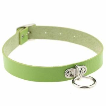 House Of Dasein Collar 13 Colours Choker Necklace Bondage Kink Bdsm Fetish Restraints - Green