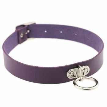 House Of Dasein Collar 13 Colours Choker Necklace Bondage Kink Bdsm Fetish Restraints - Purple