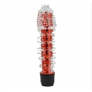 House Of Dasein Powerful Silicone Vibrator G Spot Clitoral Stimulator - Red