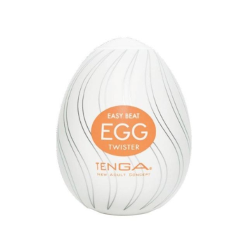 House Of Dasein Male Masturbator Egg Cup - Orange - Orange Spiral