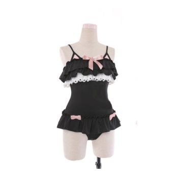 House Of Dasein Black Cat Onesie Abdl Ddlg Clothing - Black - M