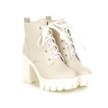 House Of Dasein Beautiful Doll Booties - Cream - 4