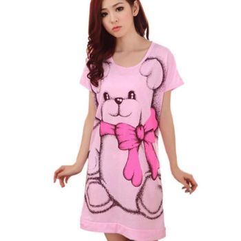 Hod Health & Home Teddy Nightgown - Pink - Xxxl